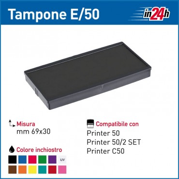 Tampone Colop E/50 mm 69x30