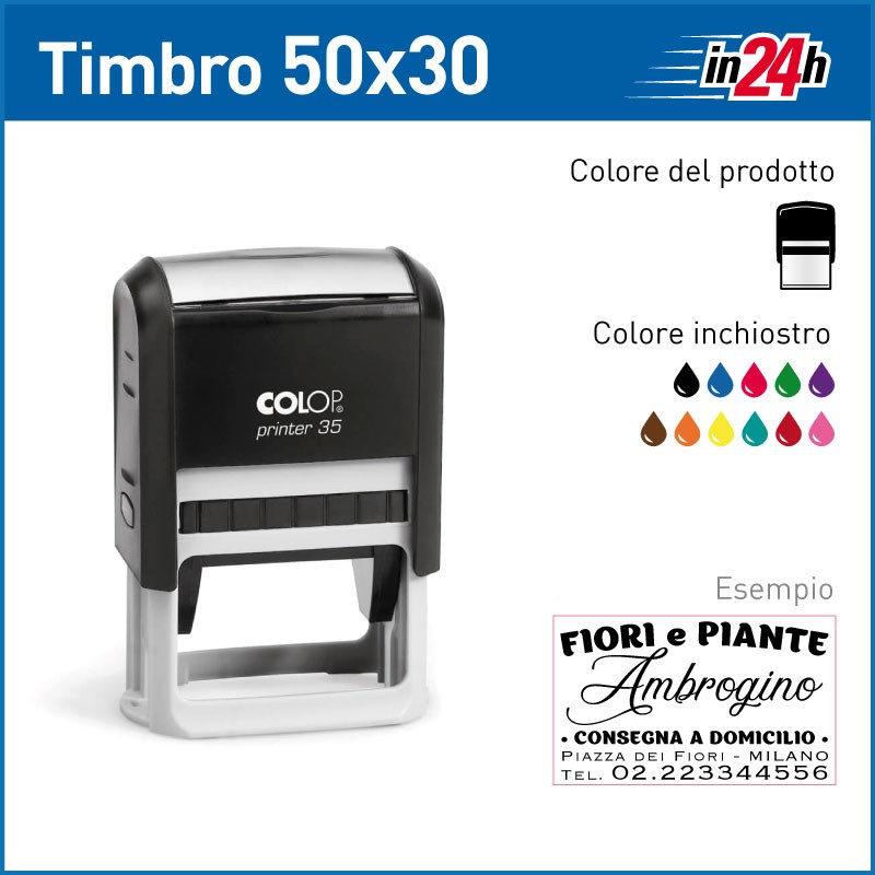 Timbro Colop Printer 35 - mm 50x30