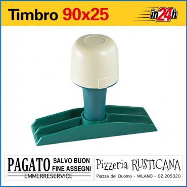 Timbro Manuale - mm 90x25