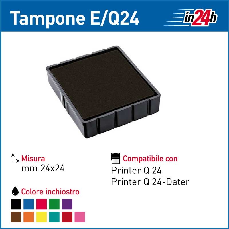Tampone Colop E/Q24 mm 24x24