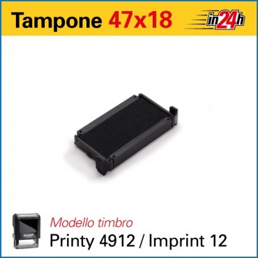 Tampone 6/4912 mm 47x18