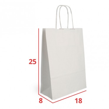 Shopper 18x8x25 - bianca