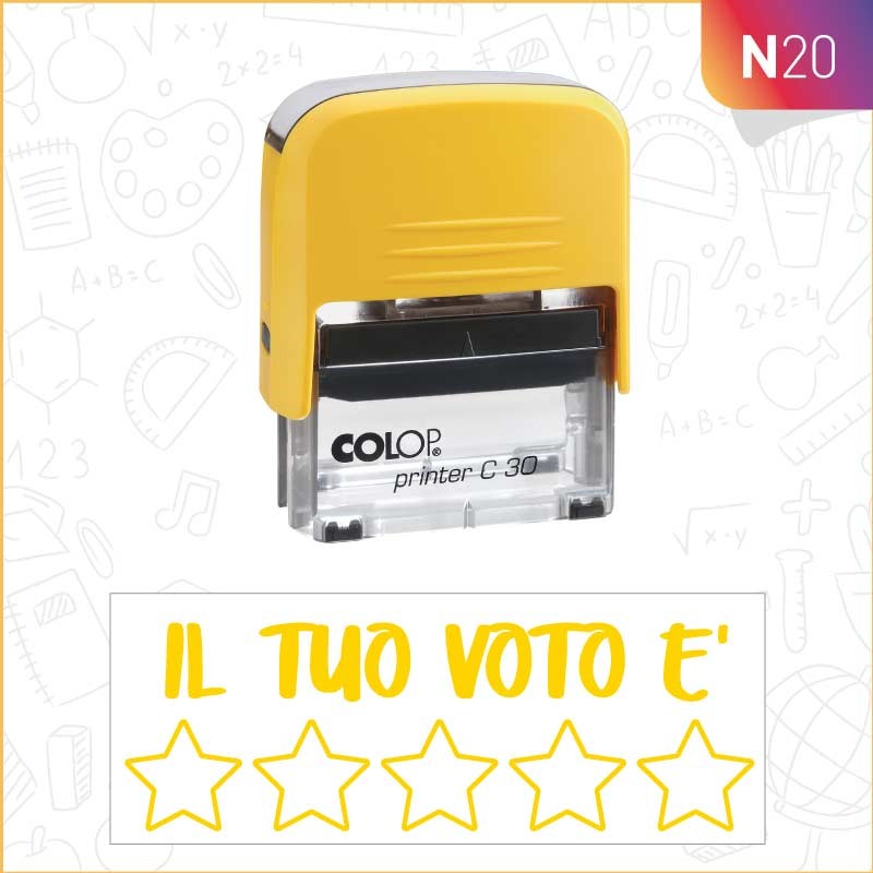 Timbro Il tuo voto è Timbro Il tuo voto è