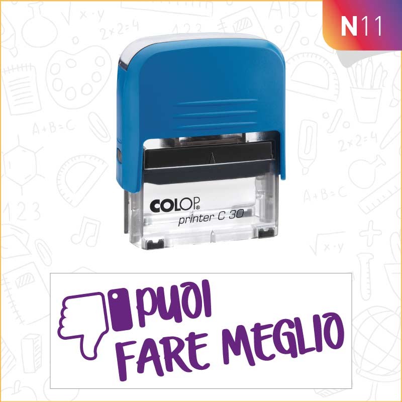 Timbro Puoi fare meglio Timbro Puoi fare meglio